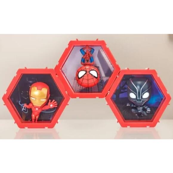 Marvel WOW! PODS 4D - Spiderman & Iron Man (2 pack) - Connectable Figures NWT - Picture 4 of 5